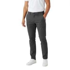 LULULEMON Commission Pant Slim Warpstreme Men 34 Gray Office Versatile All Day